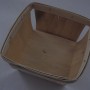 Wood strip quart berry basket